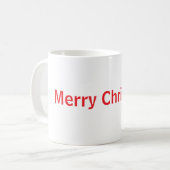 Frohe Weihnachten Tasse (Vorderseite Links)