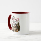 Frohe Weihnachten Tasse (Vorderseite Links)
