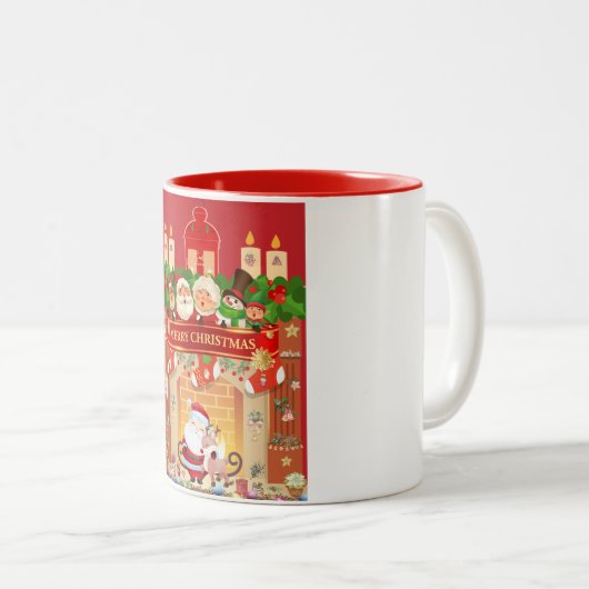 Frohe Weihnachten Tasse (VorderseiteRechts)