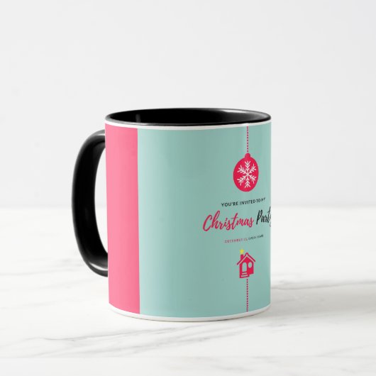 Frohe Weihnachten Tasse (Vorderseite Links)