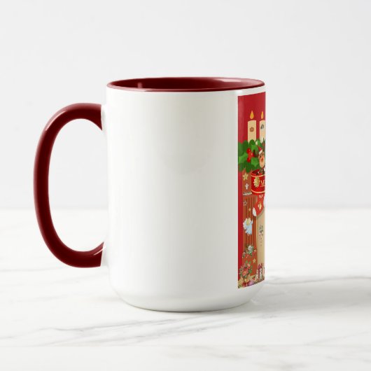 Frohe Weihnachten Tasse (Links)