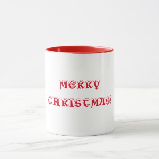 Frohe Weihnachten! Tasse (Zentrum)
