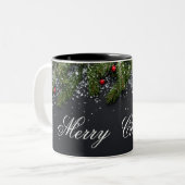 Frohe Weihnachten Tasse (Vorderseite Links)