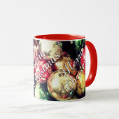 "Frohe Weihnachten" Tasse (VorderseiteRechts)