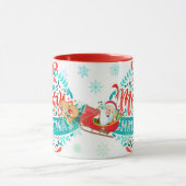 Frohe Weihnachten Tasse (Zentrum)