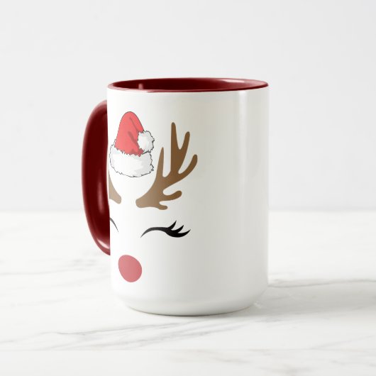 Frohe Weihnachten Tasse (Vorderseite Links)