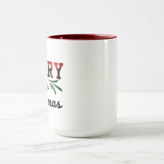 Frohe Weihnachten Tasse (Zentrum)