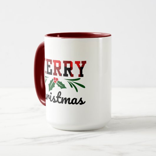Frohe Weihnachten Tasse (Vorderseite Links)