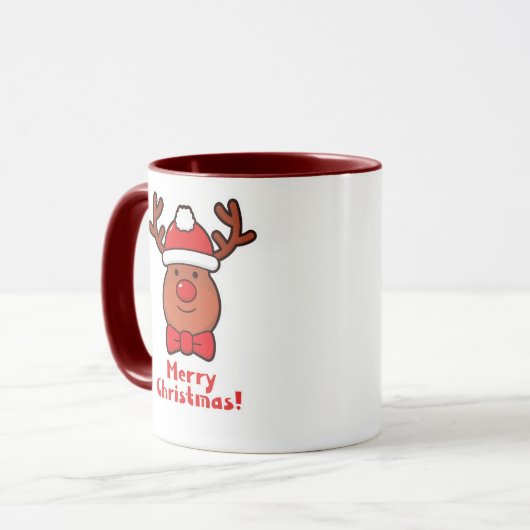 Frohe Weihnachten! Tasse (Vorderseite Links)