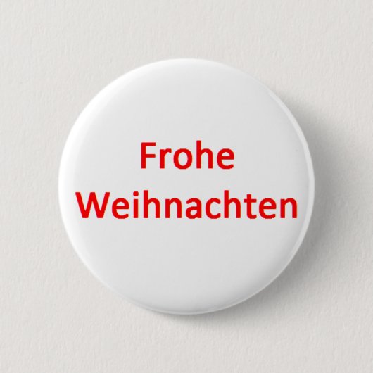 Frohe weihnachten-Tasse Button (Vorderseite)