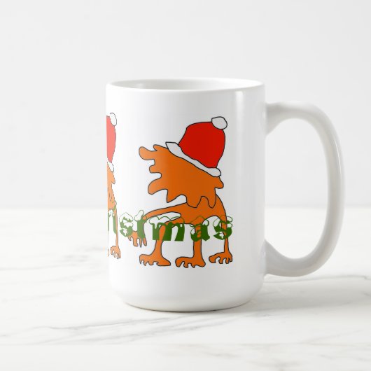 Frohe Weihnachten Tasse! Kaffeetasse (Rechts)
