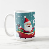Frohe Weihnachten Tasse Santa Klaus (Links)