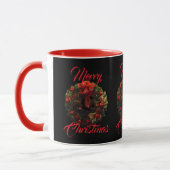 "Frohe Weihnachten"-Tasse Tasse (Links)