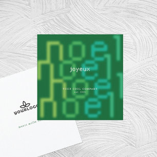 FROHE WEIHNACHTEN TECH FONT CORPORATE CHRISTMAS