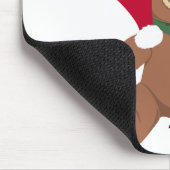 Frohe Weihnachten Teddy Bear Mousepad (Ecke)