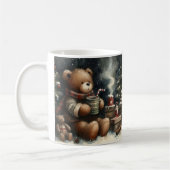 Frohe Weihnachten Teddy Bears Kaffeetasse (Links)