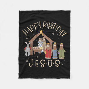 Frohe Weihnachten Tee Uni-christliche Familiengrup Fleecedecke