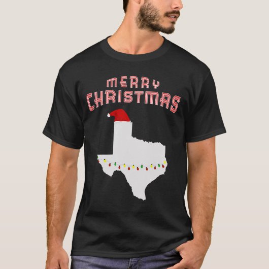Frohe Weihnachten Texas mit T-Shirt (Vorderseite)
