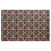 Frohe Weihnachten Textmuster Design Stoff (Fat Quarter (45,7 x 55,9 cm))