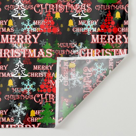 Frohe Weihnachten Textmuster Design Stoff