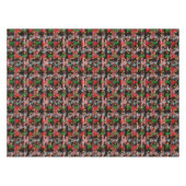 Frohe Weihnachten Textmuster Design Tischdecke (Vorderseite (Horizontal))