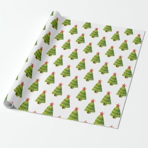 Frohe Weihnachten Thema mit Sternen auf Weihnachts Geschenkpapier