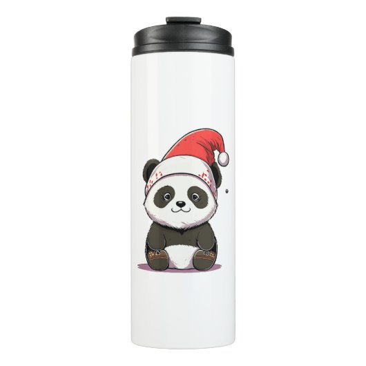 frohe Weihnachten Thermosbecher (Vorderseite)