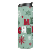 Frohe Weihnachten Thermosbecher (Nach links gedreht)