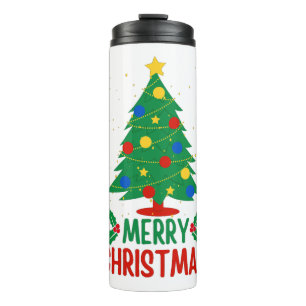 Frohe Weihnachten Thermosbecher