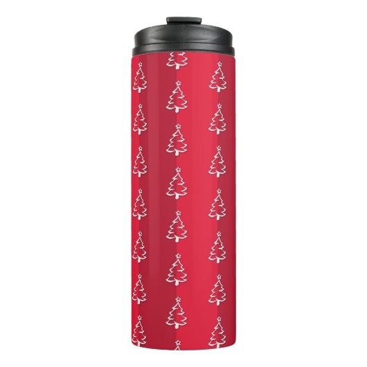 Frohe Weihnachten Thermosbecher (Vorderseite)