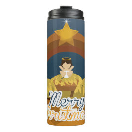 Frohe Weihnachten Thermosbecher