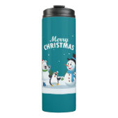 Frohe Weihnachten Thermosbecher (Vorderseite)