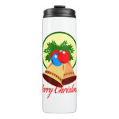 Frohe Weihnachten Thermosbecher (Vorderseite)