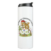 Frohe Weihnachten Thermosbecher (Nach links gedreht)