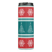 Frohe Weihnachten Thermosbecher (Rückseite)