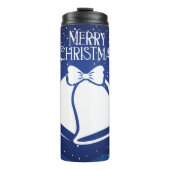 Frohe Weihnachten Thermosbecher (Vorderseite)