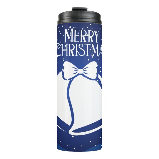 Frohe Weihnachten Thermosbecher (Vorderseite)