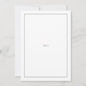 Frohe Weihnachten Tiki Einladung (Rückseite)