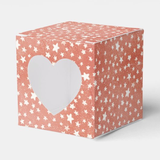 Frohe Weihnachten Tiny White Stars twinkling auf R Geschenkschachtel (Vorderseite)