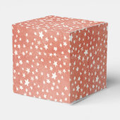 Frohe Weihnachten Tiny White Stars twinkling auf R Geschenkschachtel (Rückseite)