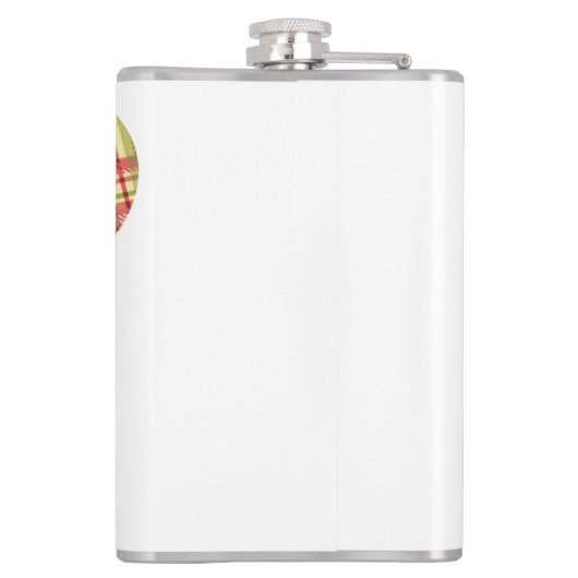 Frohe Weihnachten Tipsy Reindeer Flachmann (Rückseite)