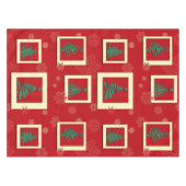 Frohe Weihnachten Tischdecke (Vorderseite (Horizontal))