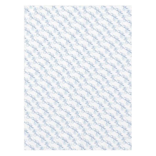 Frohe Weihnachten Tischdecke (Vorderseite)