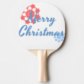 Frohe Weihnachten Tischtennis Schläger (Vorderseite)