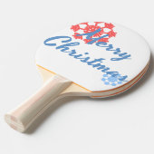 Frohe Weihnachten Tischtennis Schläger (Vorderseite)
