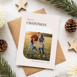 Frohe Weihnachten Tor Familie Foto Urlaubsgruß