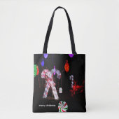 FROHE WEIHNACHTEN TOTE BAG TASCHE (Vorderseite)