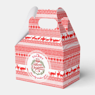 FROHE WEIHNACHTEN traditioneller Geschenkschachtel