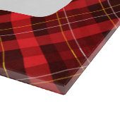 Frohe Weihnachten Traditionelles Kariertes Tartan- Schneidebrett (Ecke)