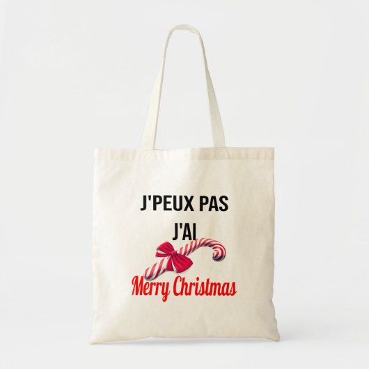 Frohe Weihnachten Tragetasche (Vorne)
